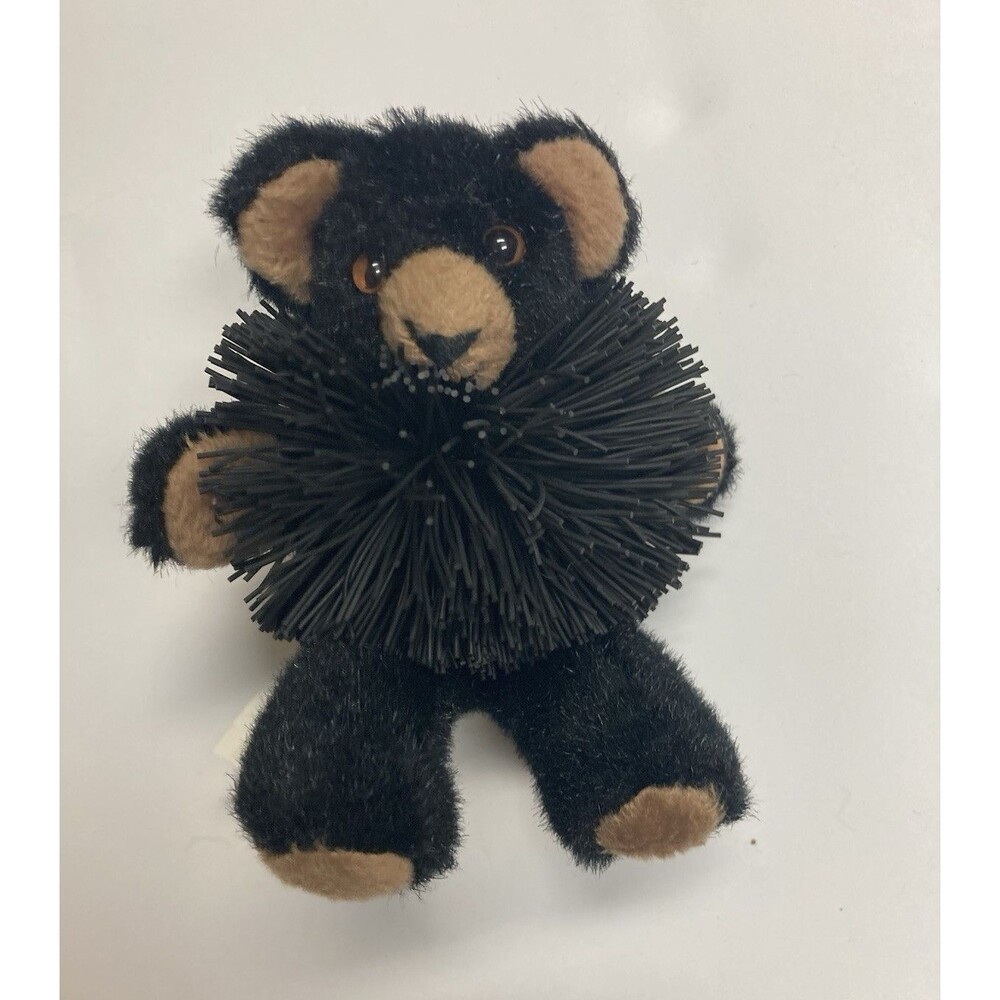 Oddzon Vintage 1999 Mini Black/Brown Bear Plush Washable MPN X9350-03